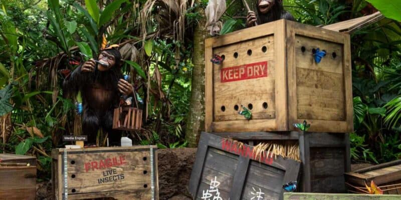 A monkey scene from Jungle Cruise