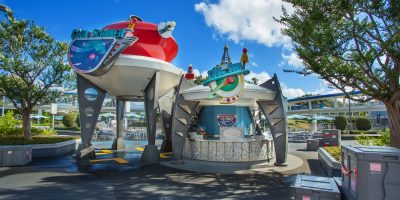 The Cool Ship kiosk at Disney World's Magic Kingdom