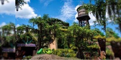 The exterior of Tiana's Bayou Adventure