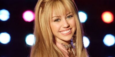 Miley Cyrus smiling as Hannah Montana.