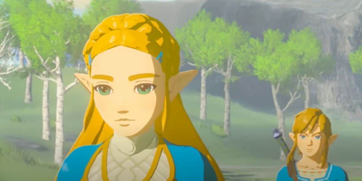 (L to R) Zelda and Link from 'The Legend of Zelda: Breath of the Wild'