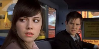 Ryan Merriman and Mary Elizabeth Winstead looking horrified in 'Final Destination 3'