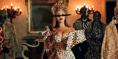 Beyoncé in animal print in the Disney+ film "Black Is King."