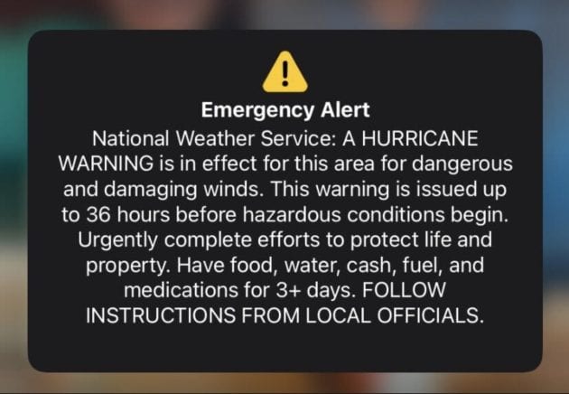 UPDATE: Walt Disney World Resort Now Under Hurricane Warning