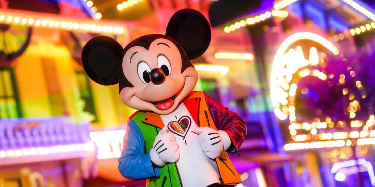 Mickey Mouse at Disneyland After Dark Pride Nite