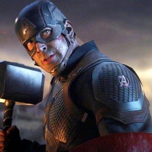 Chris Evans as Captain America in the final battle in 'Avengers: Endgame'