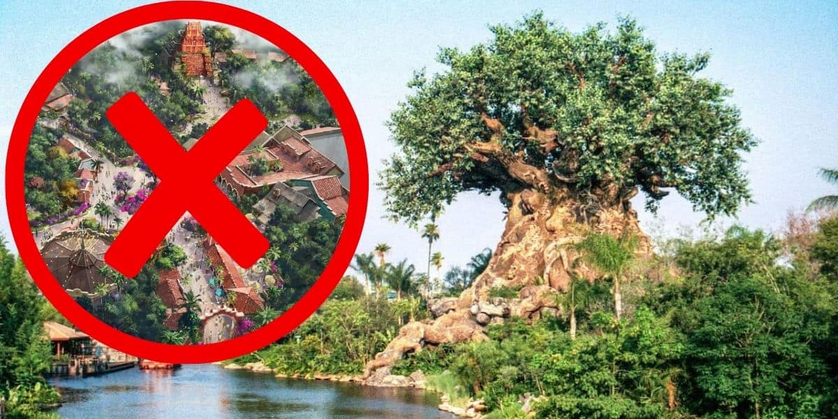 Animal Kingdom with an X through the Tropical Americas image