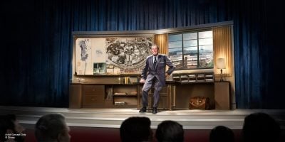 Concept art of the Walt Disney--A Magical Life show at Disneyland