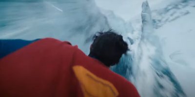 David Corenswet as Superman in the official teaser