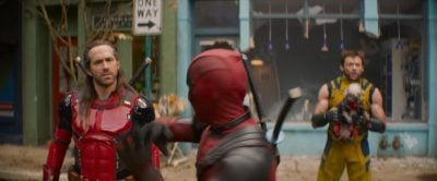 Ryan Reynolds as Deadpool and Nicepool and Hugh Jackman as Wolverine in Deadpool & Wolverine