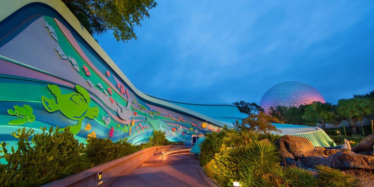 the outside of The Seas With Nemo & Friends at EPCOT