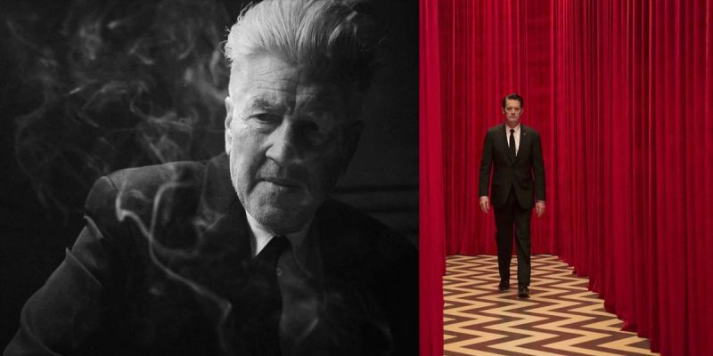 A photo of Twin Peaks with David Lynch.