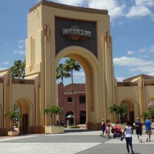 The entrance to Universal Orlando Resort's Universal Studios Florida