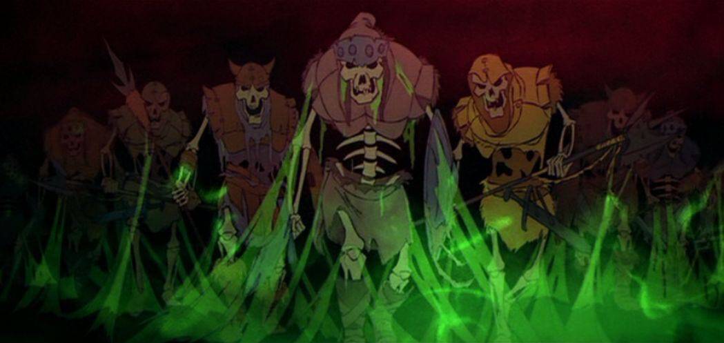 A scene from The Black Cauldron