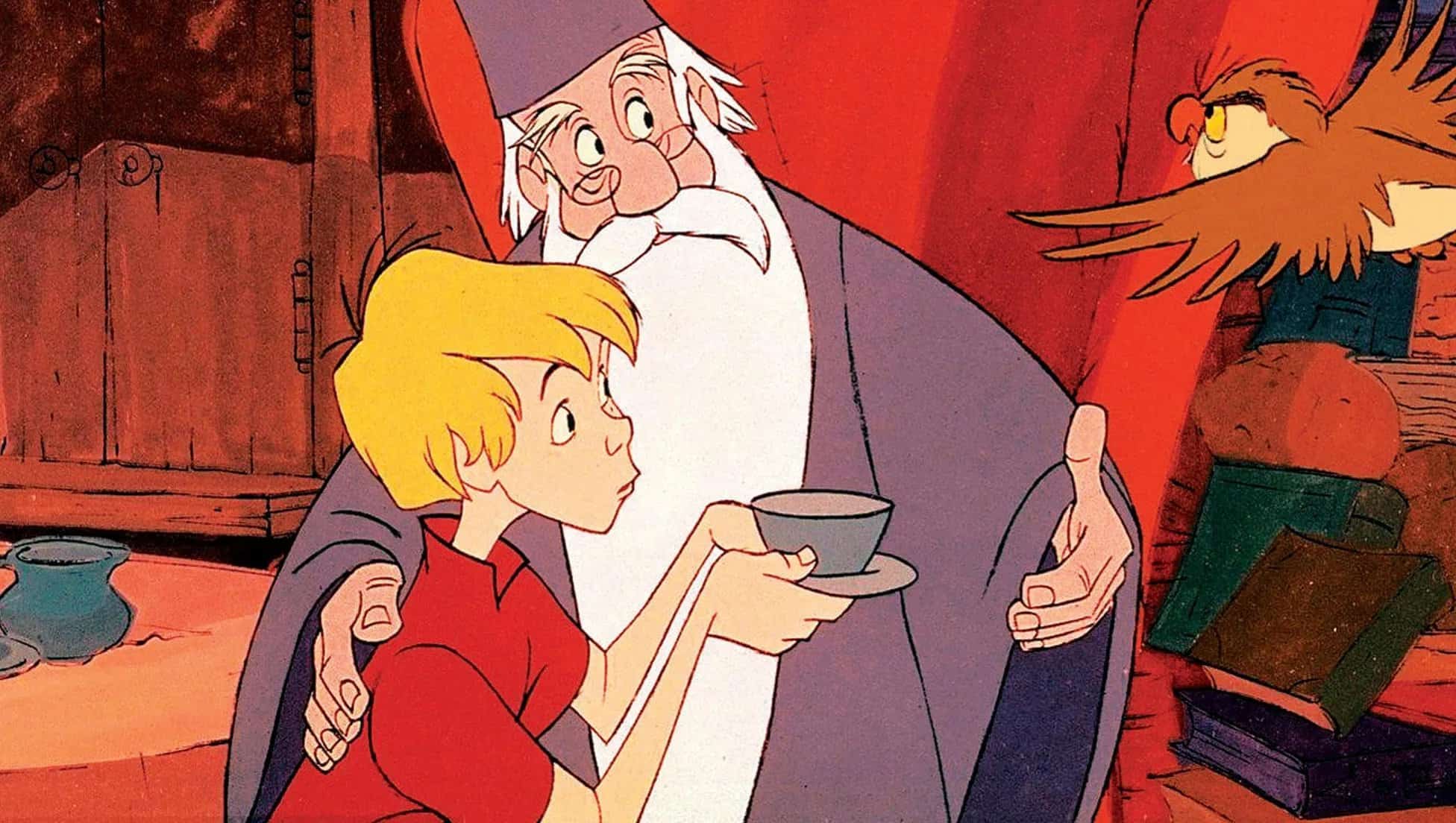 Arthur, Merlin, and Archimedes in The Sword in the Stone