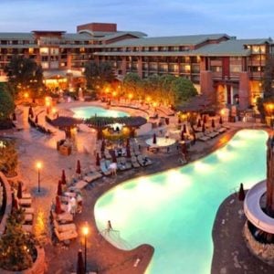 Disney's Grand Californian Hotel & Spa, where JD Vance stayed during his visit to Disneyland Resort