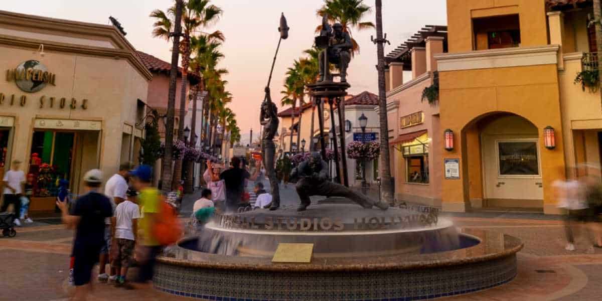 Guests at Universal Studios Hollywood