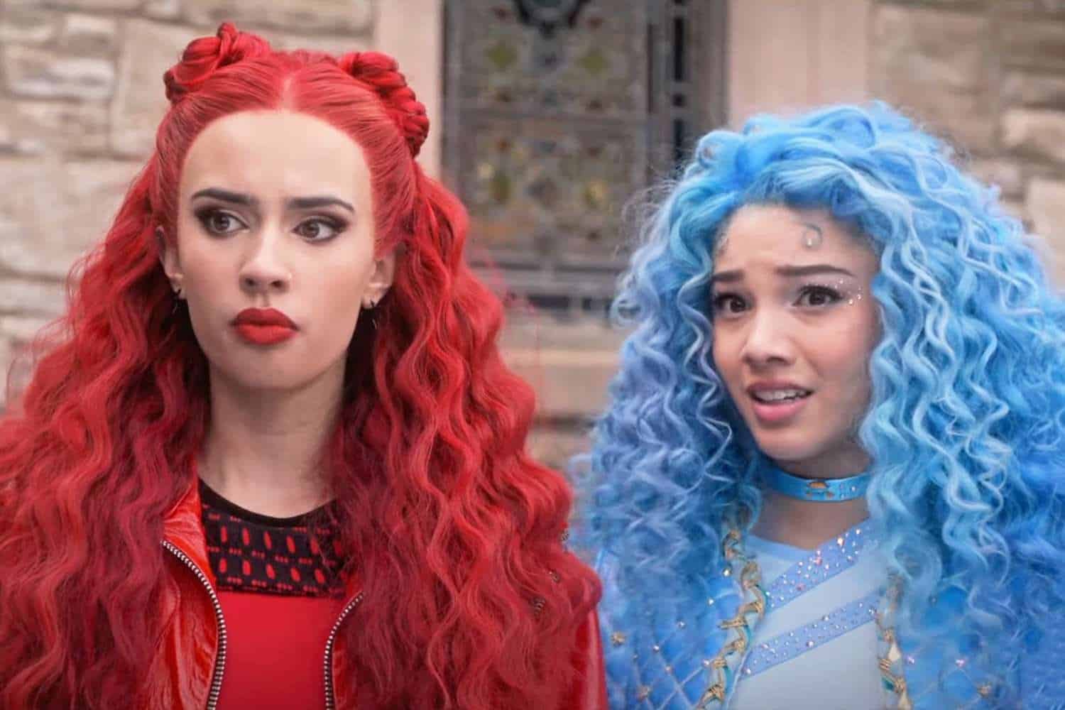 Chloe and Red in Descendants Rise of Red