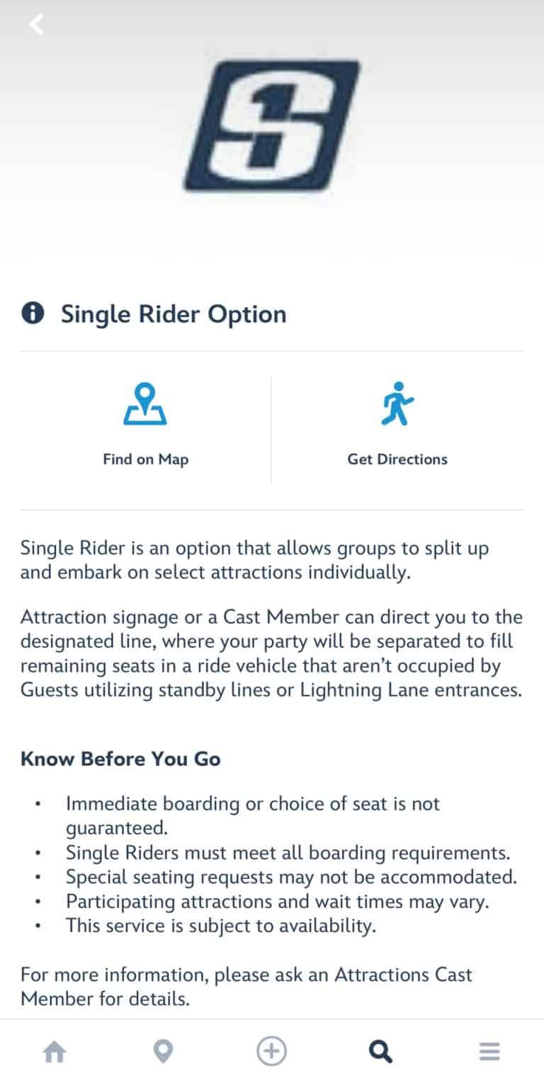 Single Rider Que Sign Single Rider Alert! Disney World Makes Major Update to Wait Times and App!