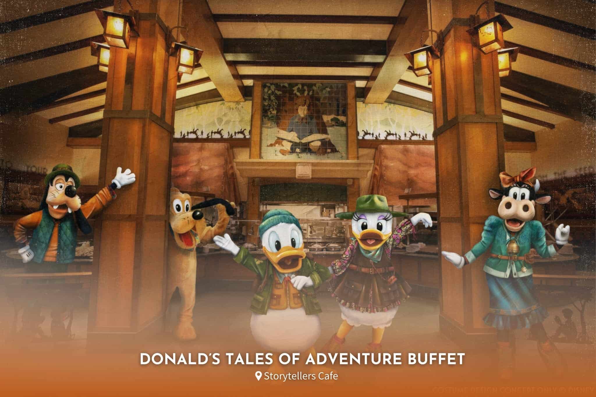 Donald's Tales of Adventure Storytellers Cafe Disney's Grand Californian