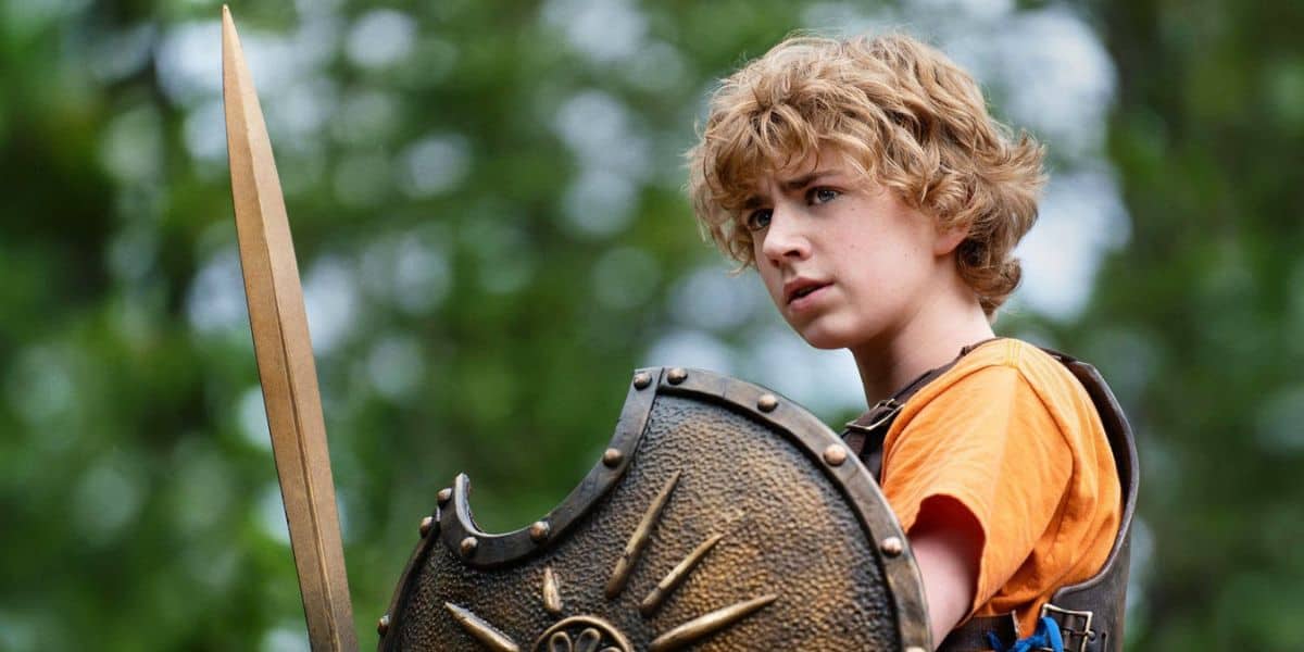 Walker Scobell as Percy Jackson in Percy Jackson and the Olympians