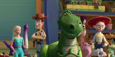 Rex in a scene from Toy Story 4
