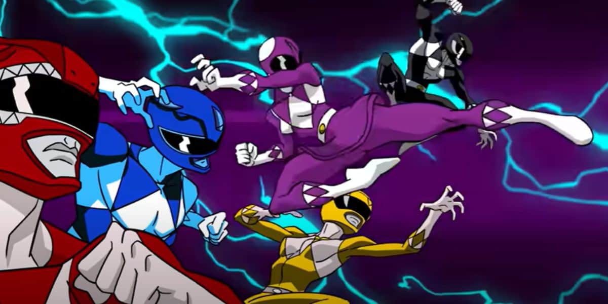 The Power Rangers ready for action in "Mighty Morphin Power Rangers: Rita's Rewind"