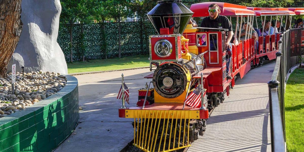 A train at Playland