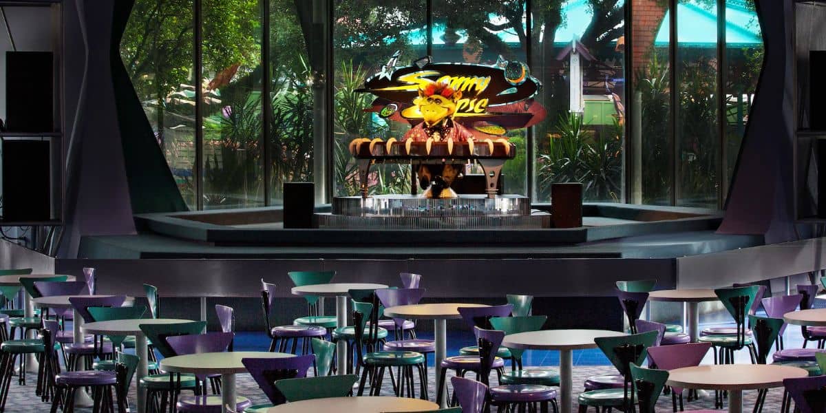 Sonny Eclipse onstage at Cosmic Ray's Starlight Cafe