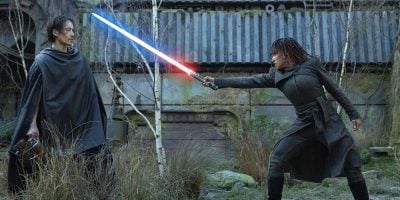 Qimir (L) and Osha (R) in 'The Acolyte'