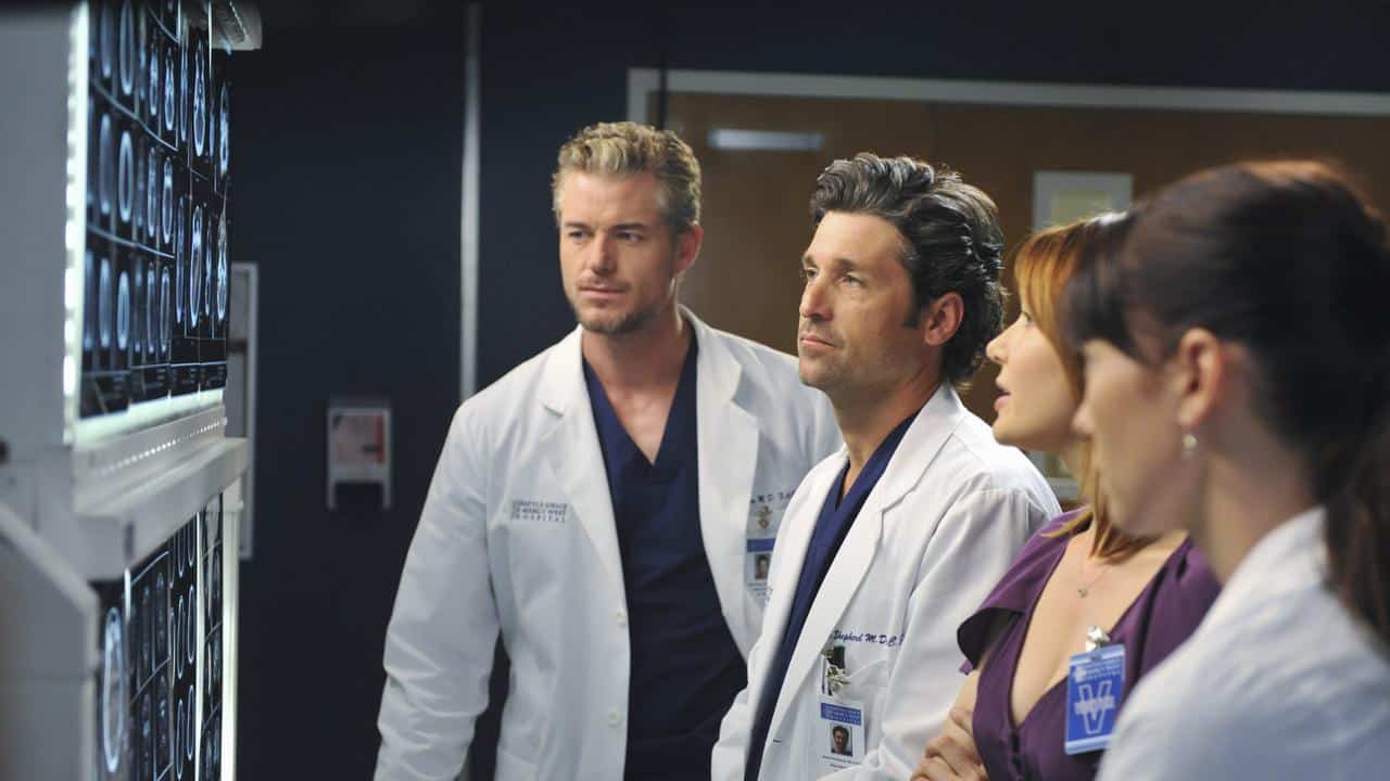 Eric Dane and Patrick Dempsey in Grey's Anatomy