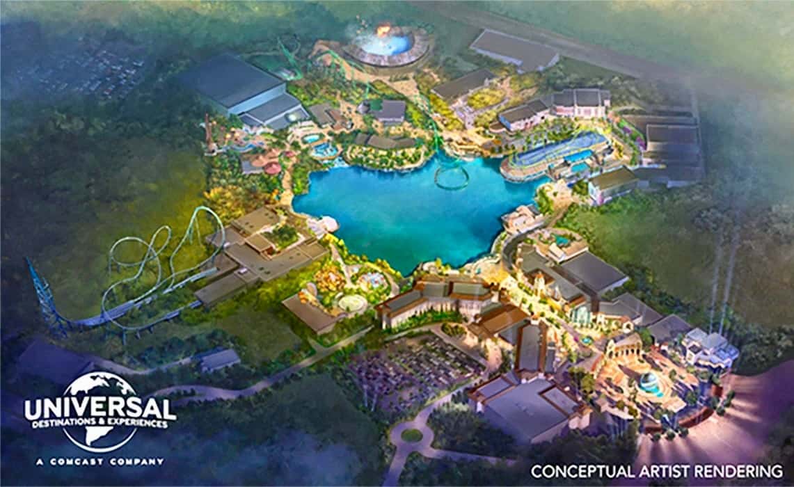 Concept art for Universal Studios Great Britain