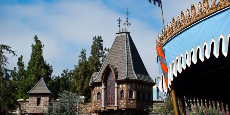Buildings in Fantasyland at Disneyland Park.