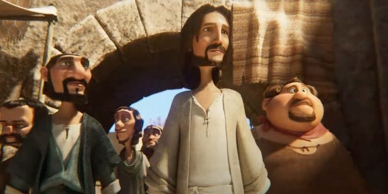 Oscar Isaac as Jesus in 'The King of Kings'