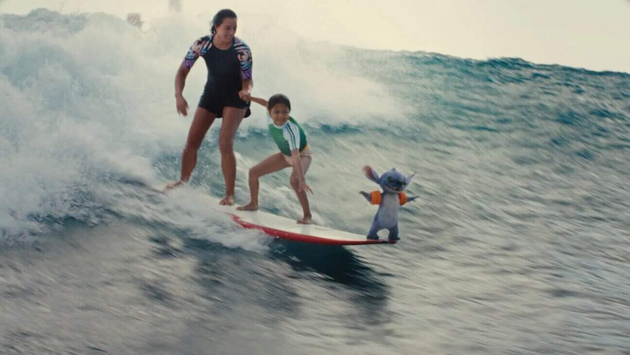 Nani, Lilo, and Stitch in Disney's Live-Action Lilo & Stitch