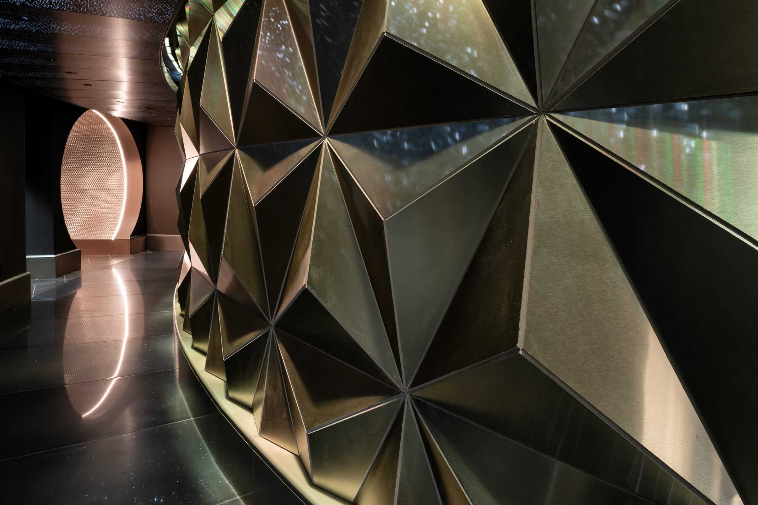 An inside look at GEO-82 Lounge in Spaceship Earth at EPCOT