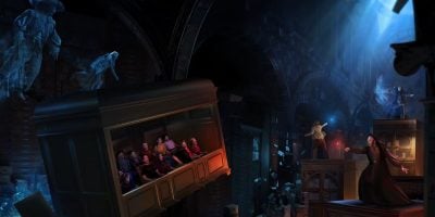 Harry Potter and the Battle at the Ministry at the Wizarding World of Harry Potter Epic Universe