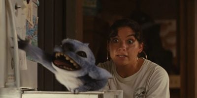 Nani and Stitch in Disney's live-action Lilo & Stitch