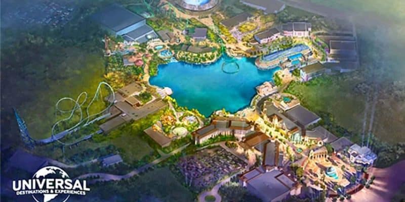 Concept art for Universal Studios Great Britain