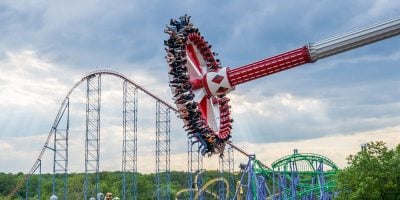 A ride at Six Flags America