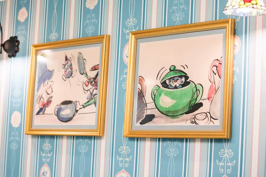 Pictures in the Baby Care Center at Disney World