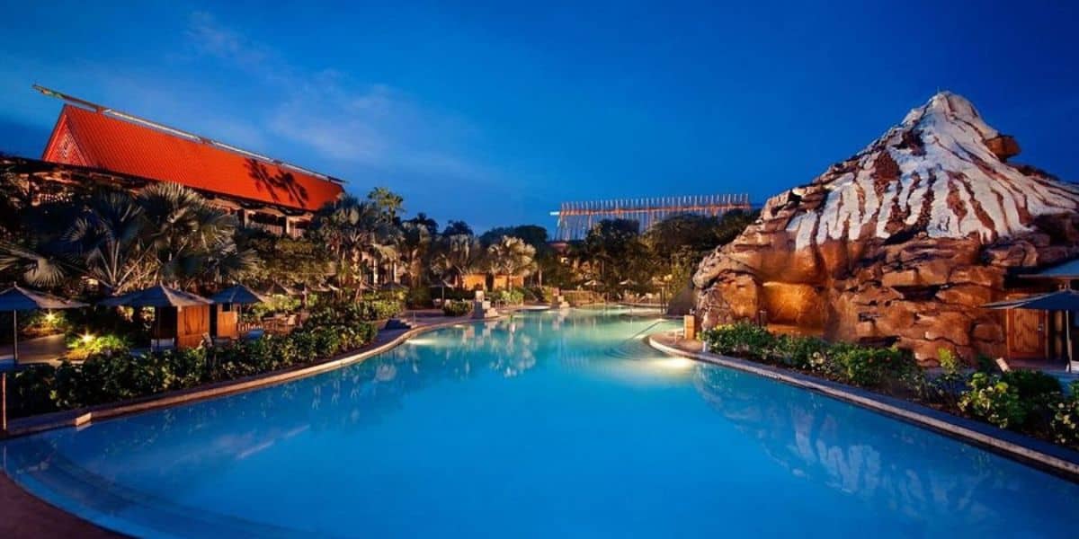 The pool at Disney's Polynesian Village Resort