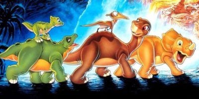 'The Land Before Time' (1988) poster
