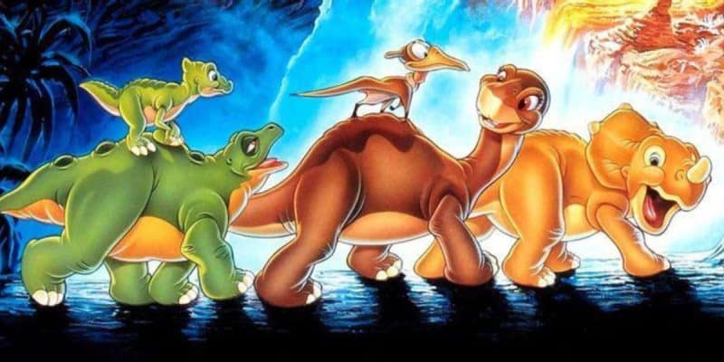 'The Land Before Time' (1988) poster