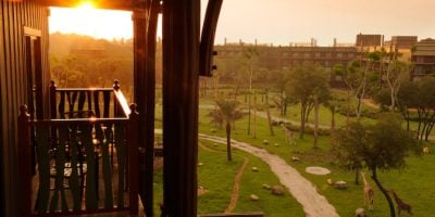 View at Disney's Animal Kingdom Villas – Kidani Village at Disney World.