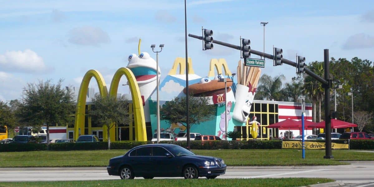 The old McDonald's restaurant at Walt Disney World Resort