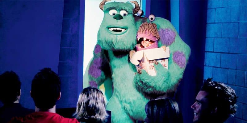 Sully and Boo on Mike & Sully at Disney California Adventure