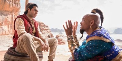 Aladdin and Genie in Disney's Aladdin Live Action Remake