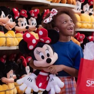Guests shopping at the World of Disney location in Disney Springs