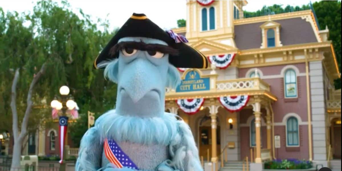 Sam Eagle at Disneyland